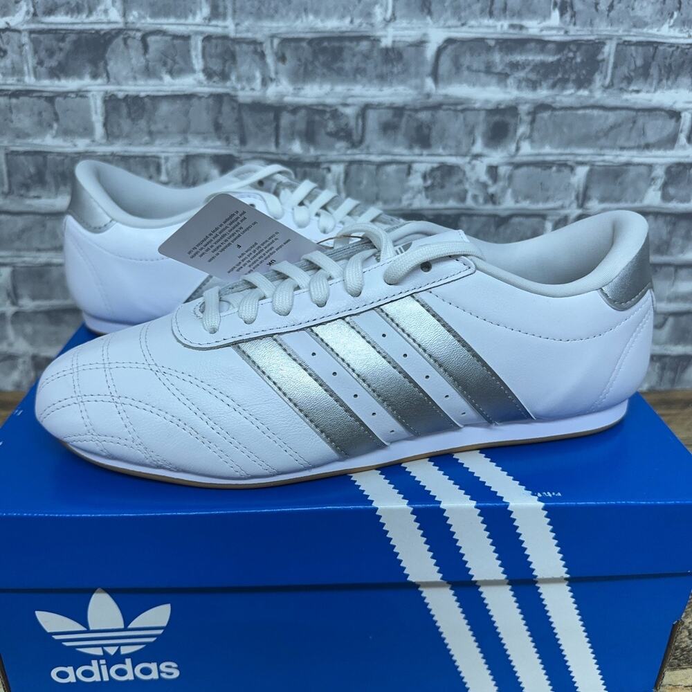 Adidas Taekwondo Lace White Silver Metallic Gum JS1192 Womens Size 9 New